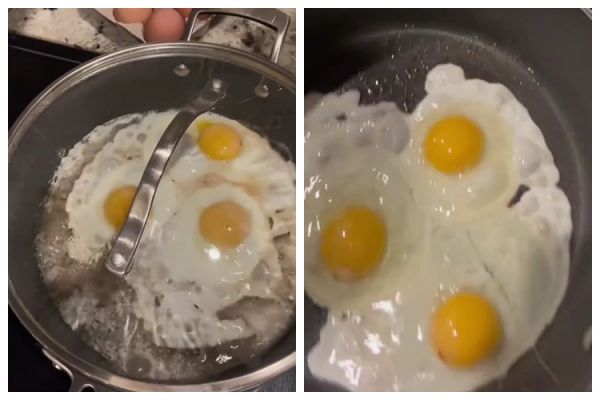 Tanpa perlu dibolak-balik, ini trik bikin telur ceplok yang enak, antigosong, dan matang sempurna