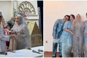 Momen pernikahan 7 ibu seleb ini sederhana tapi elegan, profesi suami ibunda Marshanda disorot