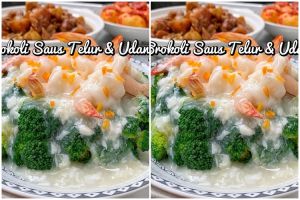 Resep brokoli saus telur campur udang, lezat, praktis, dan mudah ditiru