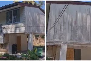 Rumah kayu tampak mau roboh dalamnya terasa homey ala hunian minimalis modern, ini 9 potretnya