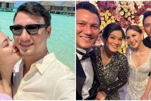 Diterpa isu perselingkuhan, intip 9 momen mesra Christian Sugiono dan Titi Kamal kondangan bareng