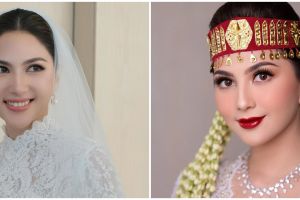 11 Potret detail gaun pengantin Jessica Mila dari pembekartan hingga after party, mewah bak princess