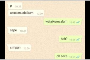 11 Chat lucu dengan orang nggak dikenal ini isinya nggak jelas, sungguh tidak berfaedah