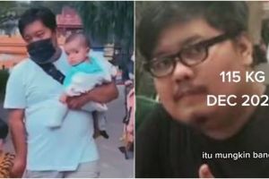 Viral transformasi pria turun 50 kg jalani diet intermittent fasting, bikin kaget disangka beda orang