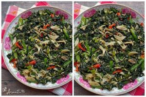 Resep tumis daun pepaya campur kacang panjang dan teri nasi, sedap, praktis, dan bikin ketagihan