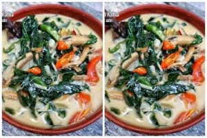 Resep bobor daun pepaya campur ikan asin, simpel, nikmat, dan mudah ditiru