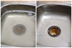 Cara ampuh mengatasi wastafel terlanjur mampet, praktis pakai 2 limbah dapur