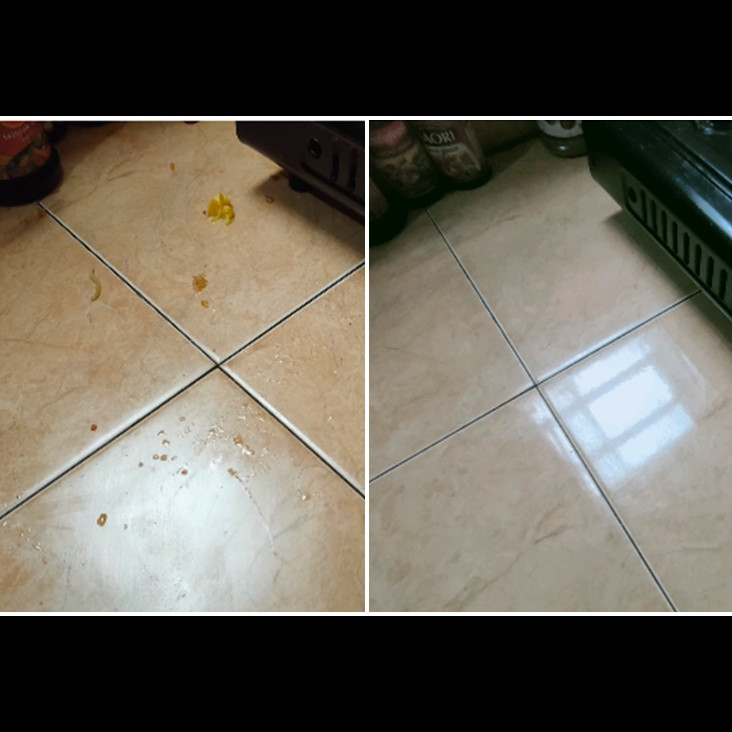 Bukan dengan sabun, ini cara mudah bersihkan keramik dapur yang kotor dan bau amis cuma pakai 1 bahan