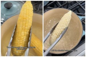 Tanpa ditambah garam, ini trik merebus jagung agar warnanya kuning cerah dan cepat empuk dalam 6 menit