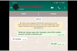 13 Chat lucu kurir mengantar paket terima respons nyeleneh customer, bikin ngelus dada