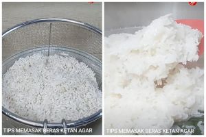 Trik masak beras ketan agar teksturnya pas, tak terlalu lembek dan mudah mengeras