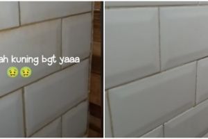 Tanpa disikat, ini cara ampuh membersihkan dinding keramik kamar mandi yang berkerak pakai 2 bahan