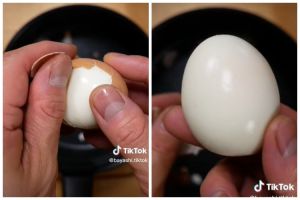 Tanpa diberi garam atau cuka, ini trik merebus telur supaya mudah dikupas dan mulus