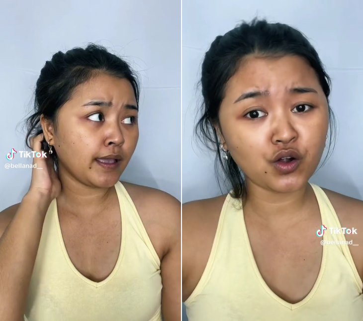 Transformasi wanita dirias look flawless bak selebgram, skill makeupnya bikin iri pol