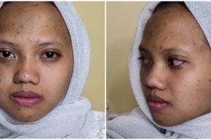  Tanda lahir di muka auto tertutup sempurna, penampilan manten Sunda usai dirias MUA ini bikin takjub