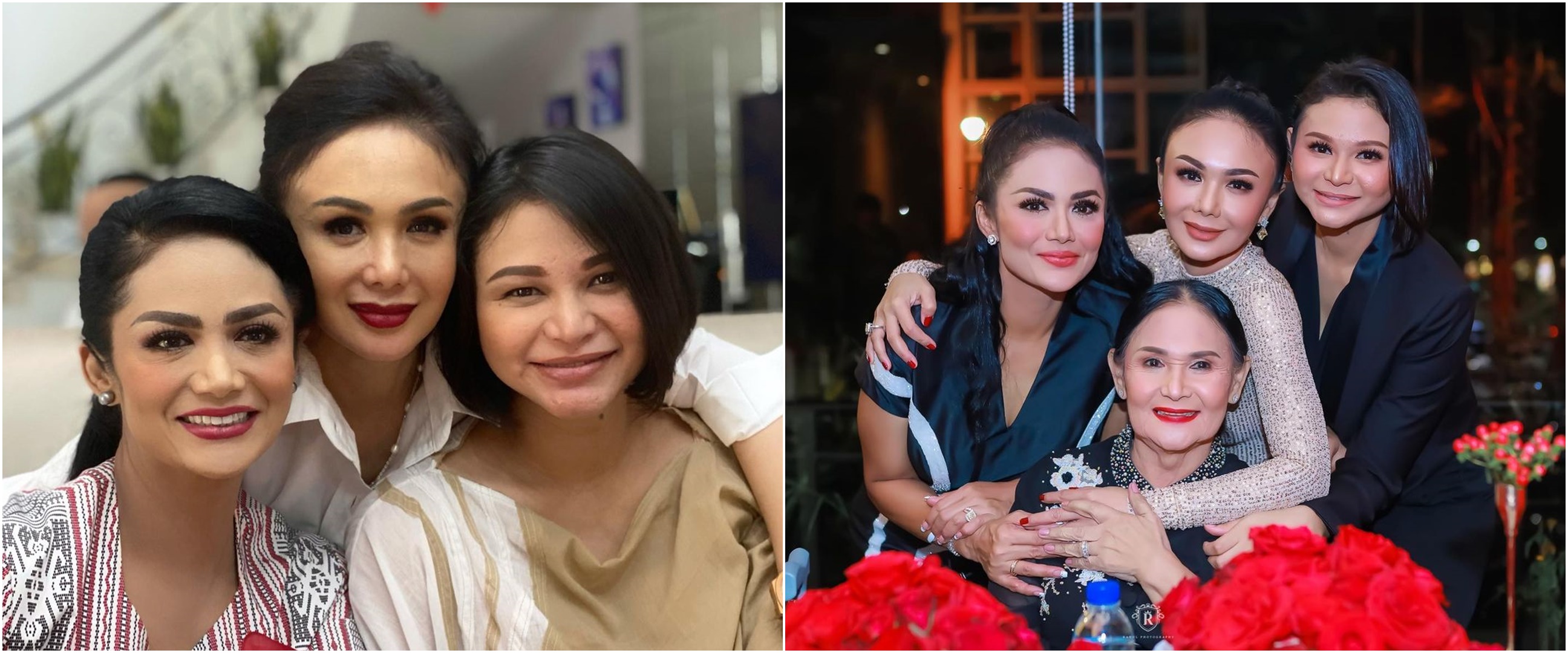 Sekeluarga dipuji good looking, begini 11 transformasi Yuni Shara bersaudara dulu hingga kini