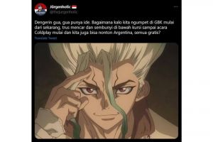 11 Potret cuitan kocak sambut konser Coldplay di Indonesia ini receh parah, ada yang rela open donasi