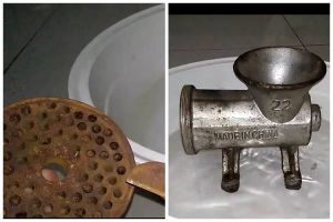 Cuma pakai 1 bahan dapur, begini cara menghilangkan karat di gilingan daging