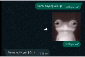 13 Chat lucu pacar posesif kebanyakan nanya jadi risih, bikin ikutan kesal