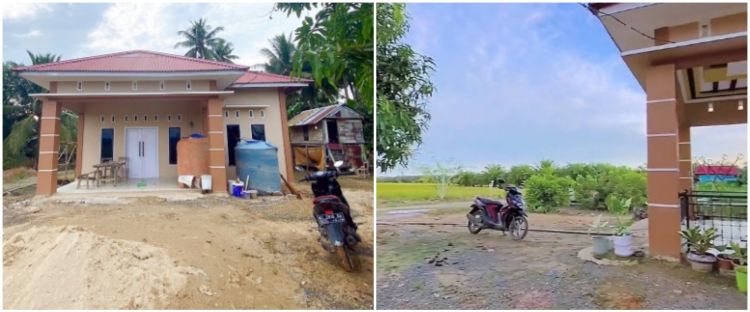 Bebas dari julid tetangga, ini 9 potret rumah di pinggir sawah dengan
