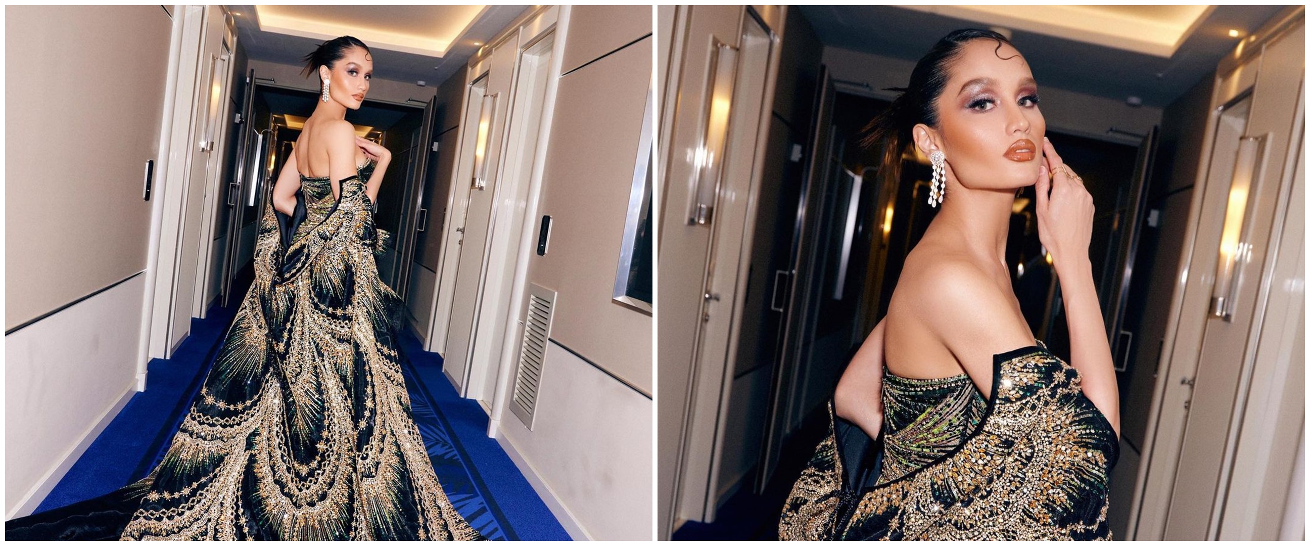 9 Gaya Cinta Laura tampil di Festival Film Cannes 2023, kenakan gaun referensi Ratu Laut Selatan