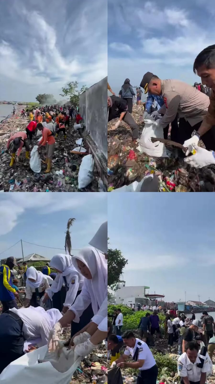 Pantai paling kotor dan buruk di Indonesia akhirnya dibersihkan, intip potret before after-nya