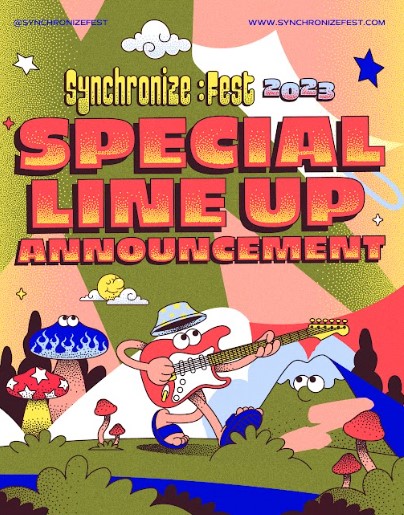 Usung tema #BhinnekaTunggalMusik, Synchronize Fest 2023 umumkan 12 penampil spesial