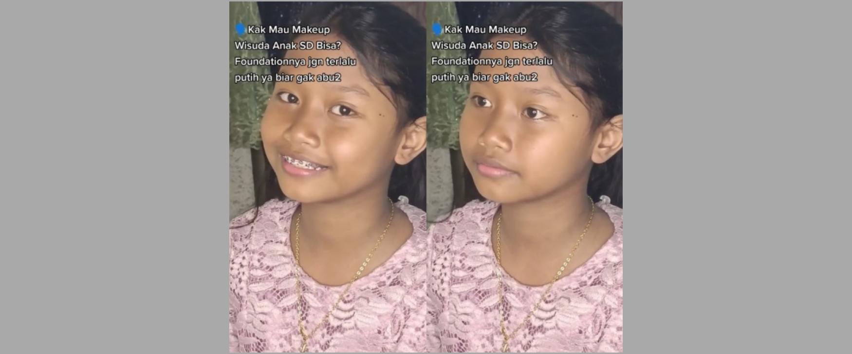 Anak SD ini dirias MUA untuk acara wisuda, penampilannya bikin salfok bak jadi gadis SMA