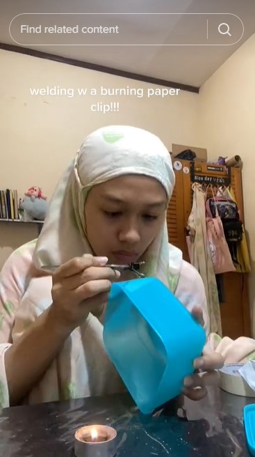 Cuma pakai 2 alat sederhana, begini cara perbaiki toples Tupperware yang patah