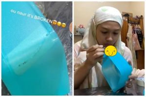 Cuma pakai 2 alat sederhana, begini cara perbaiki toples Tupperware yang patah