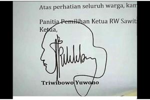 Bikin nggak habis pikir, 13 potret kocak tanda tangan ini bentuknya antimainstream