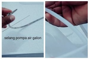 Tanpa direndam, ini cara praktis bersihkan selang pompa air galon agar bersih maksimal