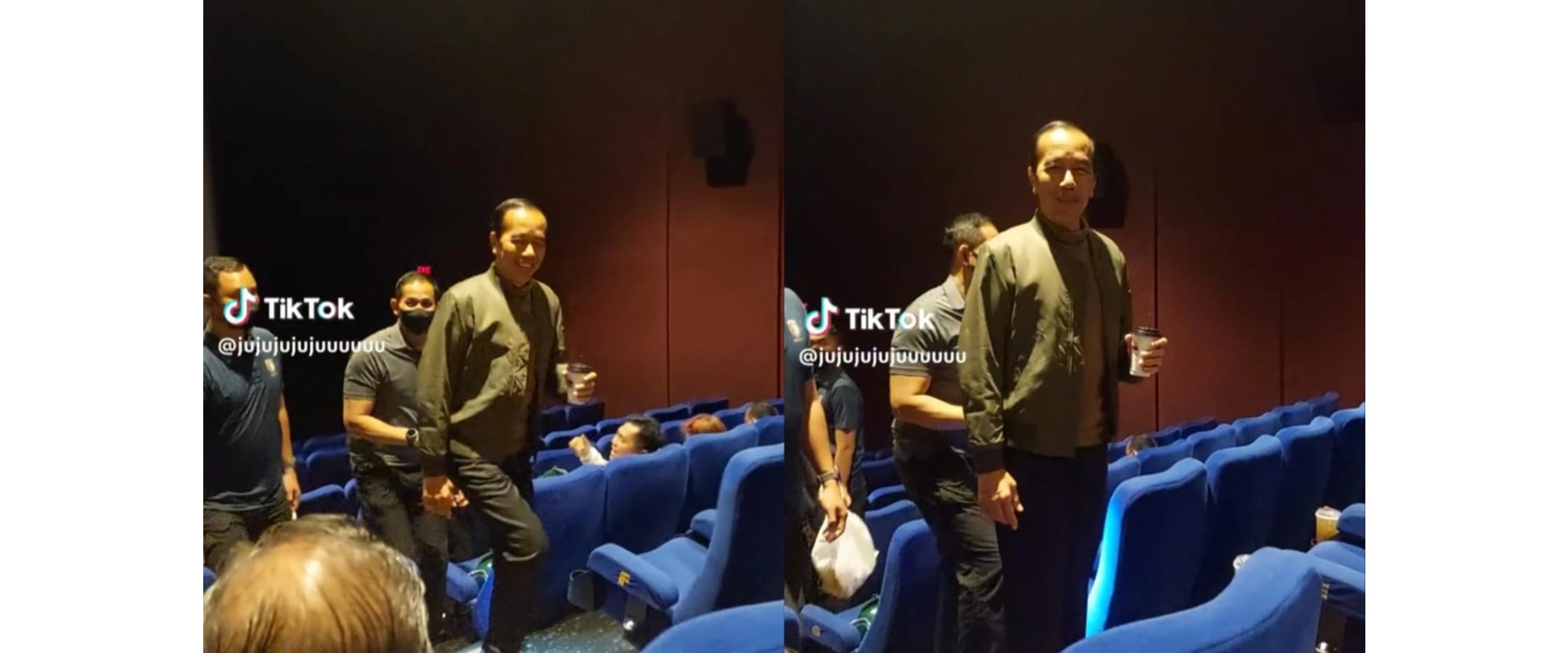 Momen Jokowi nontong film di bioskop ini tuai atensi, pilihan kursi duduknya tak terduga
