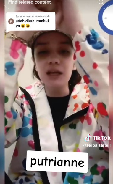 Pertama kali live TikTok tanpa hijab, penampilan Putri Anne bikin warganet syok