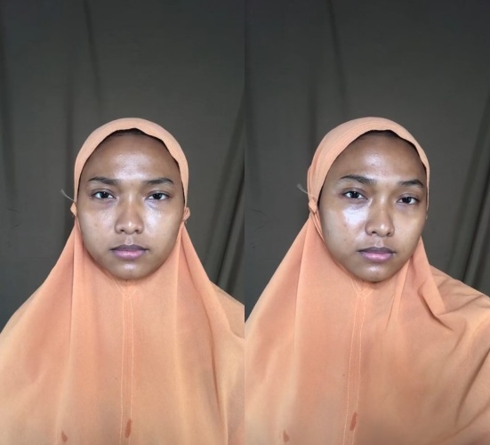 Transformasi wanita polos dandan jadi bad girl ini bikin takjub, skill makeup-nya nggak kaleng-kaleng