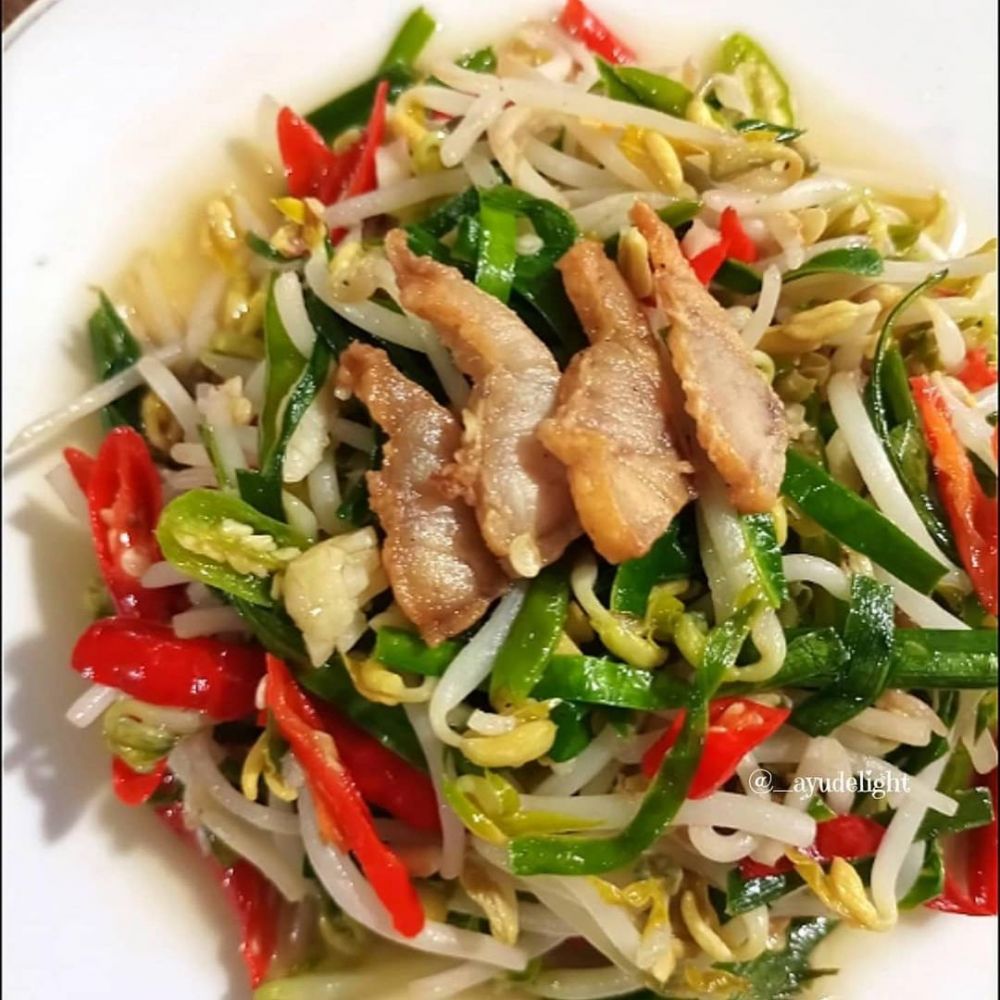 Resep tumis tauge ikan asin enak, praktis, sederhana, dan mudah ditiru