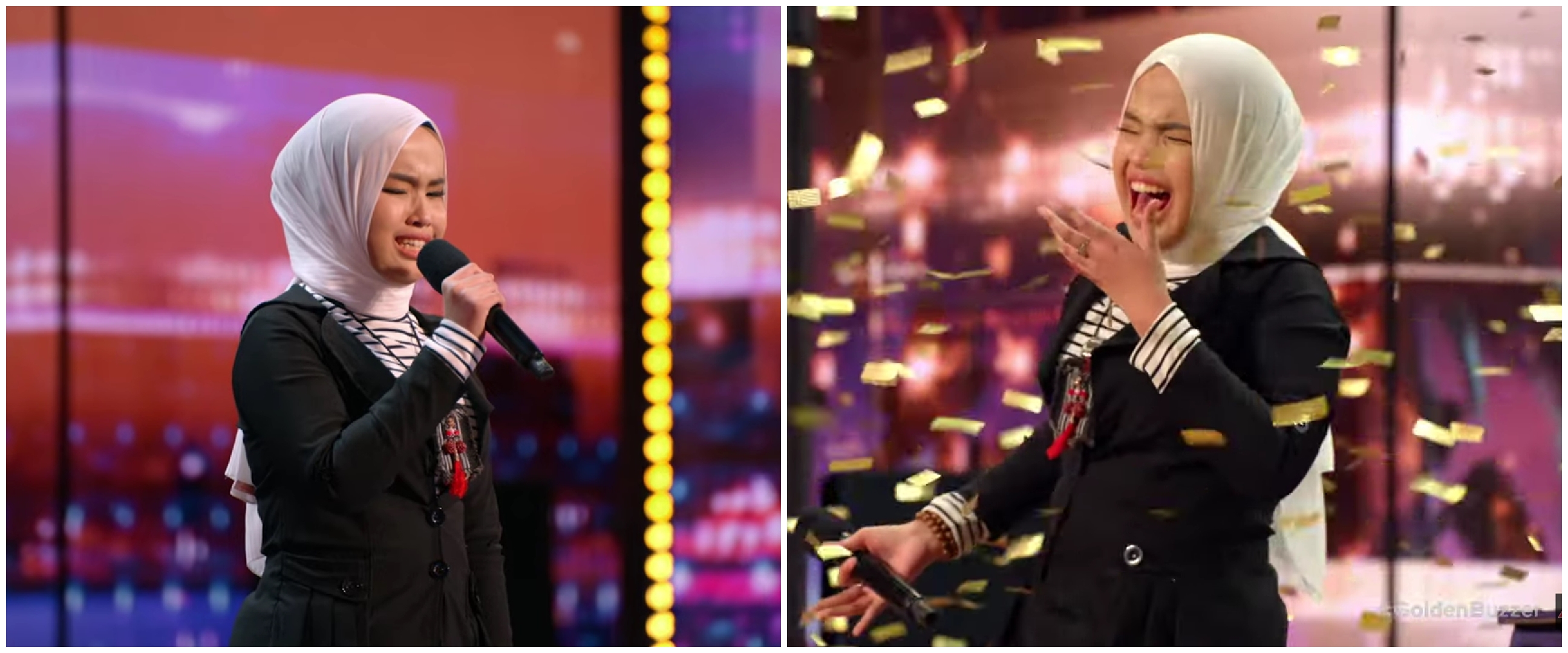 9 Momen Putri Ariani musisi tunanetra tampil di America's Got Talent, Simon Cowell beri golden buzzer