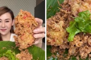 Bukan pakai tepung terigu, begini trik bikin telur dadar Padang yang keriting dan krispi