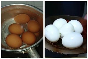Bukan ditambah irisan lemon, ini trik merebus telur agar cangkangnya tidak pecah dan mudah dikupas