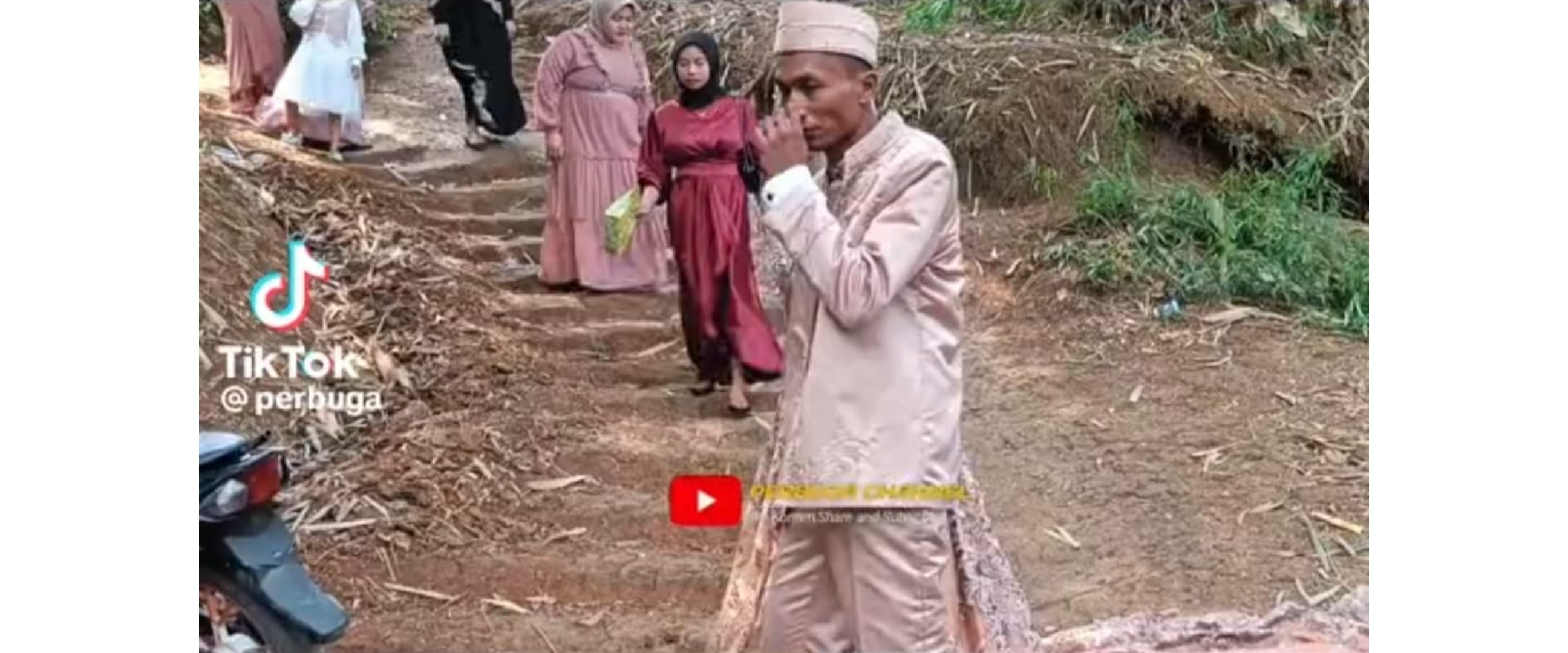 Konsep resepsi pernikahan viral bersatu dengan alam ini penuh kesederhanaan, netizen: Tak perlu mewah