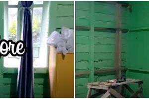 Dari gudang jadi studio YouTube, ini 9 potret kamar kayu jadi lebih modern dan luas dengan wallpaper