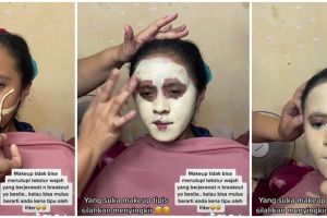 Wajahnya lagi breakout, potret wanita dirias MUA jadi pengantin ini hasilnya melebihi ekspektasi