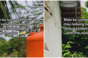 Toilet duduk nyeleneh ini konsepnya menyatu dengan alam, bikin mikir dua kali pakainya