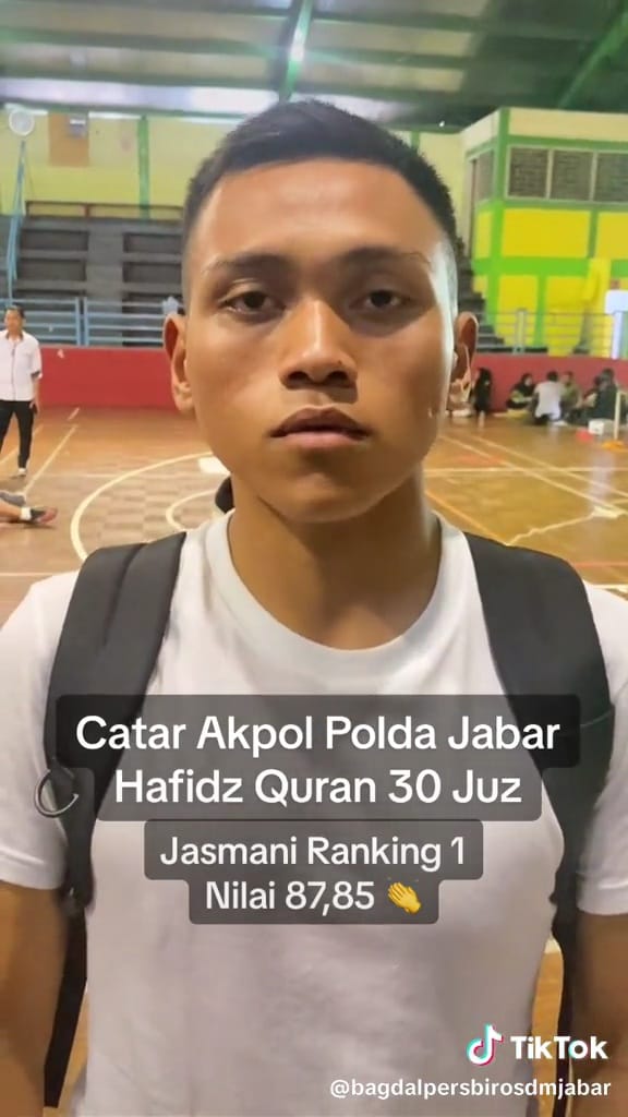 Viral calon taruna Akpol ternyata hafiz Alquran, netizen: susah nyaingi karena jalur langit