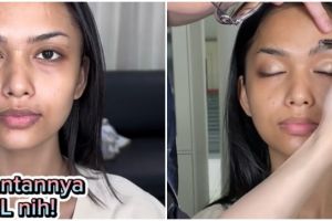 Transformasi manglingi wanita dimakeup MUA dengan gaya artis Hollywood, fix bikin mantan nyesel