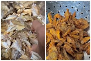 Cuma pakai tambahan 1 bahan, begini trik goreng ikan asin agar renyah dan tak keras