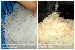 Pakai 1 bahan, begini trik mengolah bihun beras supaya nggak lembek maupun mudah hancur