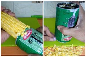 Cara bikin alat pemotong sayuran serbaguna, sederhana cuma dari kaleng minuman bekas