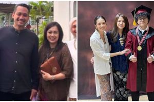 Sudah cerai, momen akur 7 seleb kompak hadiri wisuda anak ini bikin kagum