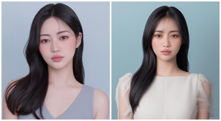 Potret 11 seleb tanah air ikutan tren filter AI Korean look, paras Fuji mirip aktris Kim Tae-ri